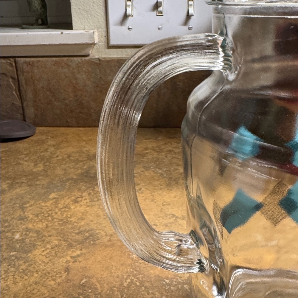 Hazel Atlas domino glass pitcher - Picture 4 of 5